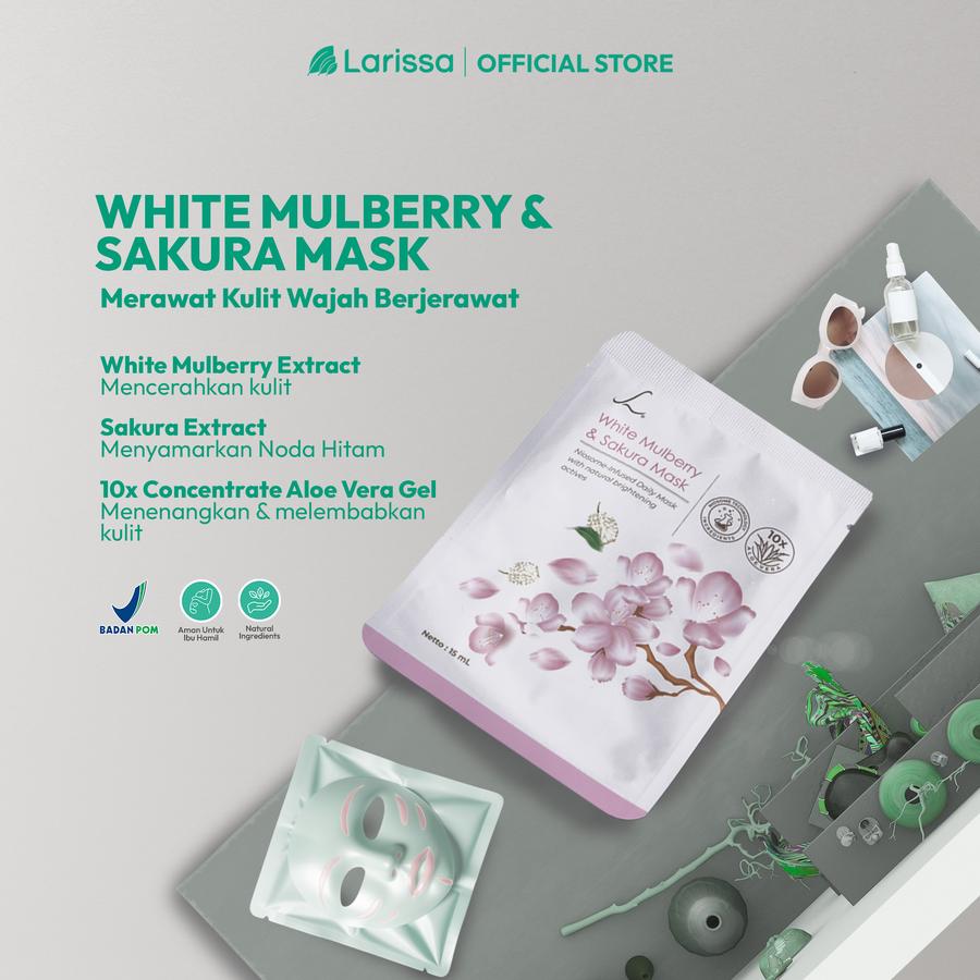 L White Mulberry & Sakura Mask