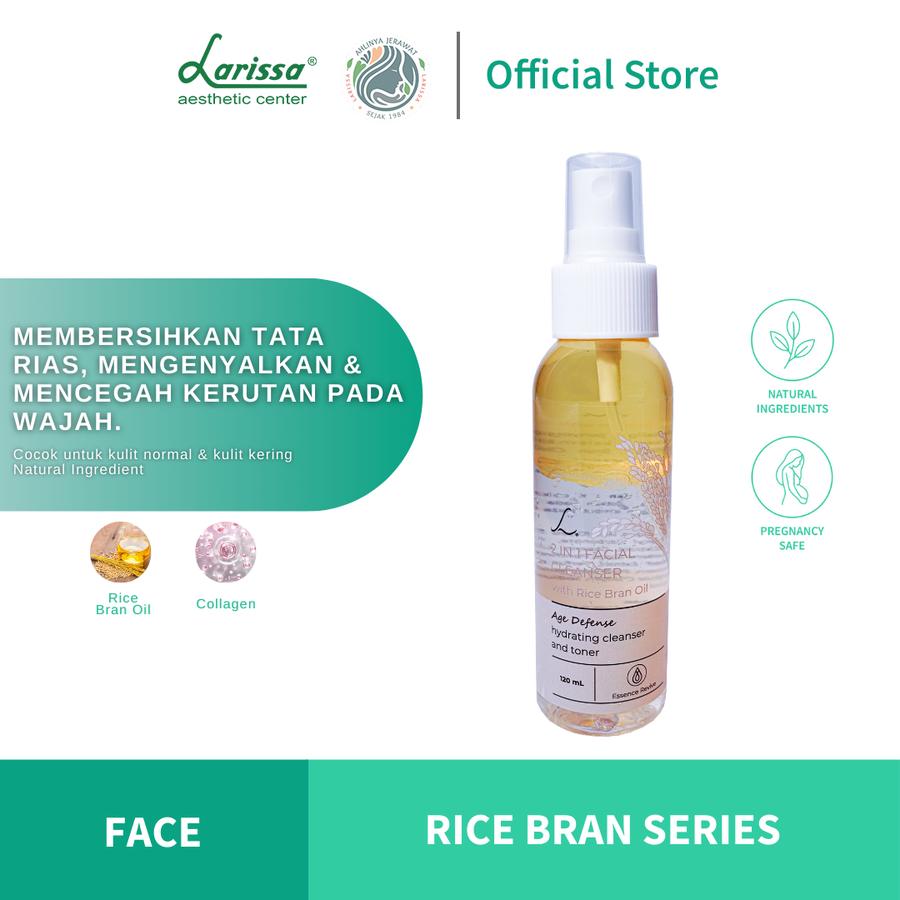 L 2 in 1 Facial Cleanser with Rice Bran Oil